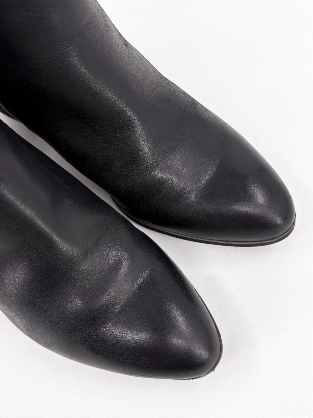 FRYE Sandra Black Leather Chelsea Boots Western 8 - Picture 4 of 12
